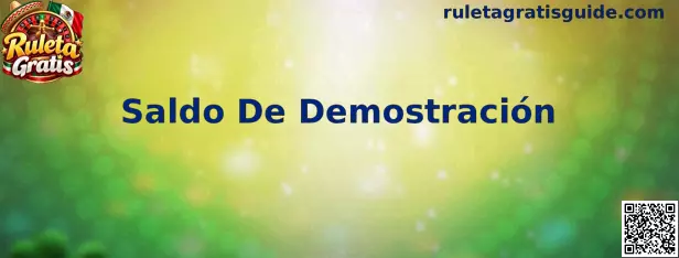 Mesa de ruleta con interfaz de saldo de demostración y créditos virtuales