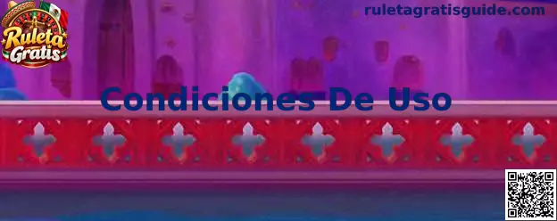 Términos legales y condiciones de uso para ruleta digital en México