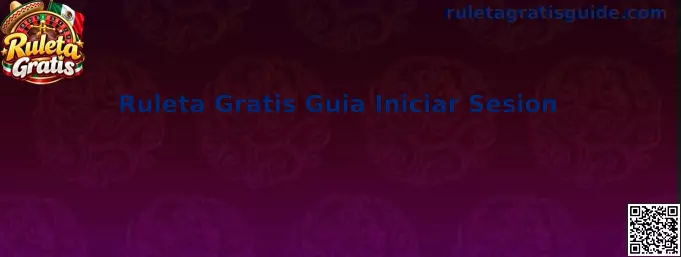 Guía visual para iniciar sesión y acceder a Ruleta Gratis