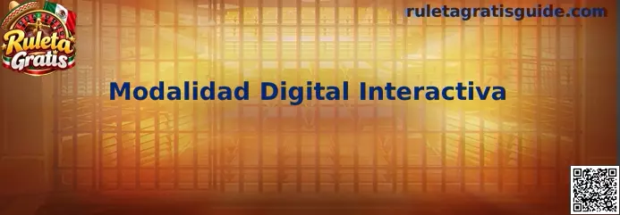 Interfaz representativa de Ruleta Gratis en Modalidad Digital Interactiva