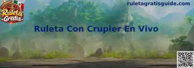 Mesa de ruleta con crupier en vivo en estudio profesional