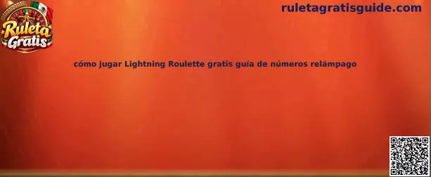 Imagen introductoria de Lightning Roulette y su guía de números relámpago
