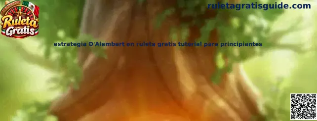 Ilustración educativa de la estrategia D'Alembert aplicada a la ruleta gratis