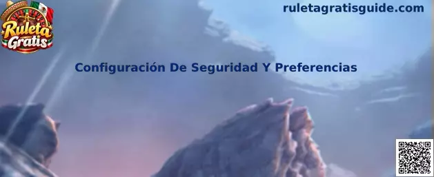 Guía de configuración de seguridad y preferencias para proteger una cuenta relacionada con Ruleta Gratis