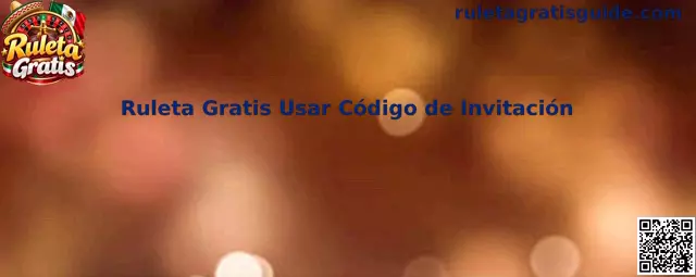Guía visual para usar un código de invitación de Ruleta Gratis